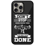 Weightlifting Men Vector Design Metal TPU Printed Case