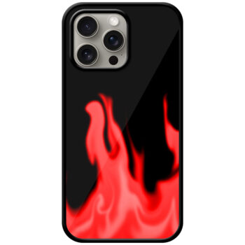 Super Flame Design Metal TPU Printed Case
