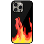 Super Flame Design Metal TPU Printed Case